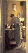 Paxton, William McGregor The Other Room Norge oil painting reproduction